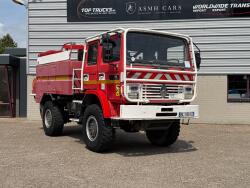 Renault M 210 Midliner 4x4 - Brandweer, Feuerwehr, Fire brigade -3.500 ltr watertank - Expeditie, Camper, Telma Brake TT 4947