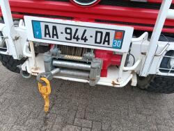 Mercedes-Benz Unimog U 5000 4x4 - (type 437.4) 3.900 ltr - Hydraulische Lier, Winch -Feuerwehr Doppelkabine,Uberrollkafig TT 4950