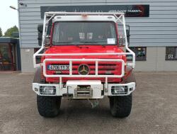 Mercedes-Benz Unimog U 5000 4x4 - (type 437.4) 4000 ltr -Lier, Winch -Feuerwehr Doppelkabine,Uberrollkafig TT 4951