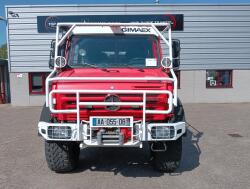 Mercedes-Benz Unimog U 5000 4x4 - (type 437.4) 3.900 ltr -Lier, Winch -Feuerwehr Doppelkabine,Uberrollkafig - Camiva - Expeditievoertuig, Camper TT 4952
