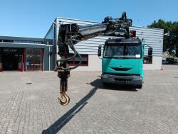 Renault Midlum 220 DCI Hiab 9TM Kraan, Crane, Kran -Dubbele cabine, Crewcab -Kipper, Tipper TT 4962