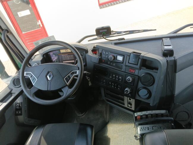 Renault K 460 6x6 -HIAB 18TM Kraan, Crane, Kran, Grue -Bladgeveerd, Grote assen TT 4963