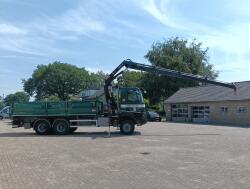 Renault K 460 6x6 -HIAB 18TM Kraan, Crane, Kran, Grue -Bladgeveerd, Grote assen TT 4963