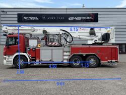 Scania P 420 6x2 -Vema 38 mtr. Brandweer hoogwerker -1.000 ltr tank -Spuitmonitor - Pomp Schlingenmann opbouw -Knikgiek -10 Kva generator TT 4968