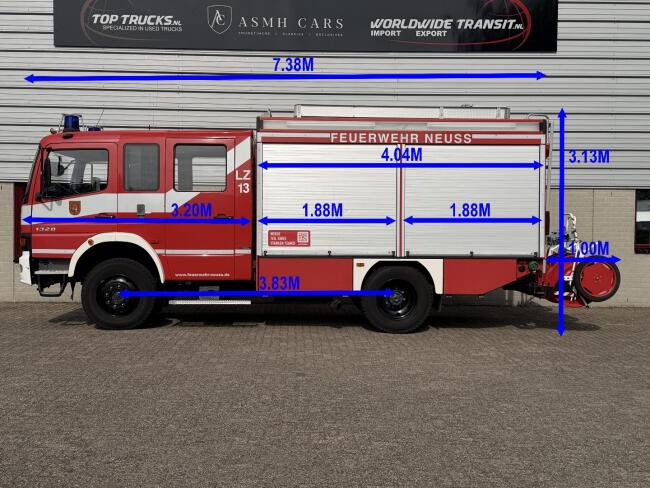 Mercedes-Benz Atego 1328 4x4 2000L - 100KM/H TT 4987