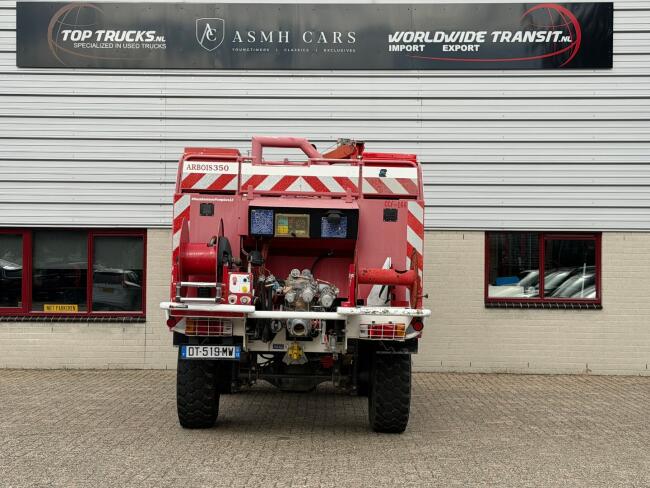 Renault M 210 Midliner 4x4 - Brandweer - Feuerwehr -Fire brigade - 3.500 ltr watertank - 100 ltr schuimtank - Expeditie - Camper - Telma Brake - Rolbeugel TT 4994
