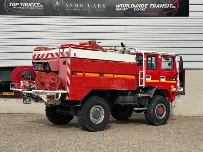 Renault M 210 Midliner 4x4 - Brandweer - Feuerwehr -Fire brigade - 3.500 ltr watertank - 100 ltr schuimtank - Expeditie - Camper - Telma Brake - Rolbeugel TT 4994
