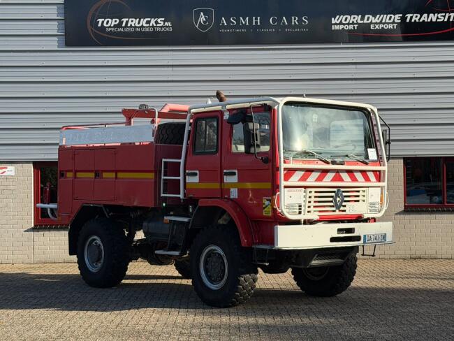 Renault M 210 Midliner 4x4 4x4 - 3.500 ltr watertank -Telma Brake - Rolbeugel -Brandweer -Feuerwehr -Fire brigade - Expeditie - Camper TT 5006