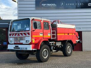 Renault M 210 Midliner 4x4 4x4 - 3.500 ltr watertank -Telma Brake - Rolbeugel -Brandweer -Feuerwehr -Fire brigade - Expeditie - Camper TT 5006