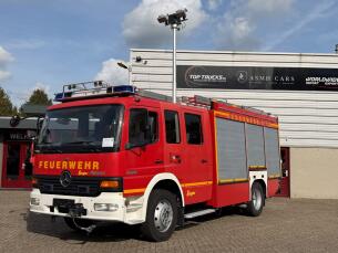 Mercedes-Benz ATEGO 1628 2400 ltr water - 200 ltr schuim - 4x2 - Super Crew - Ziegler pomp - Lier - Generator -  Euro 3 - Brandweer, Feuerwehr, Fire truck TT 5010