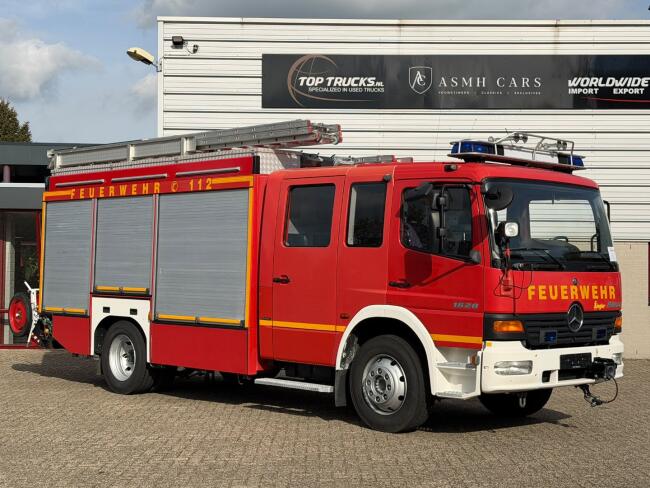 Mercedes-Benz ATEGO 1628 2400 ltr water - 200 ltr schuim - 4x2 - Super Crew - Ziegler pomp - Lier - Euro 3 - Brandweer, Feuerwehr, Fire truck TT 5010