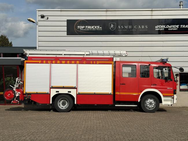 Mercedes-Benz ATEGO 1628 2400 ltr water - 200 ltr schuim - 4x2 - Super Crew - Ziegler pomp - Lier - Generator -  Euro 3 - Brandweer, Feuerwehr, Fire truck TT 5010