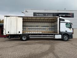 Mercedes-Benz Actros 1830 4x2 - Slaapcabine -Dhollandia Laadklep 6.000 kg - Euro 6 - Schuifzeil - Schuifdak - Automaat  - Airco TT 5011